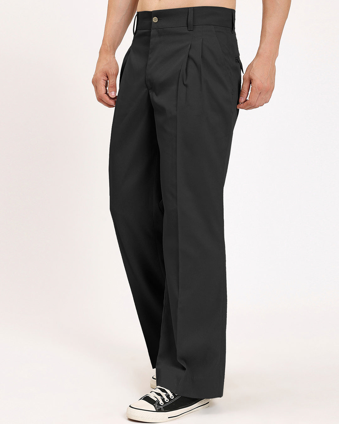 Incheon Loose Black Fit Men's Pants