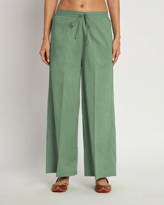 Pistachio Green Wide Pants