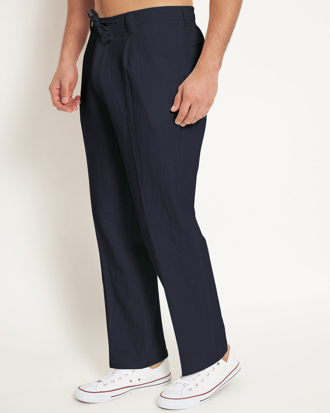 Casual Ease Midnight Blue Men's Pants