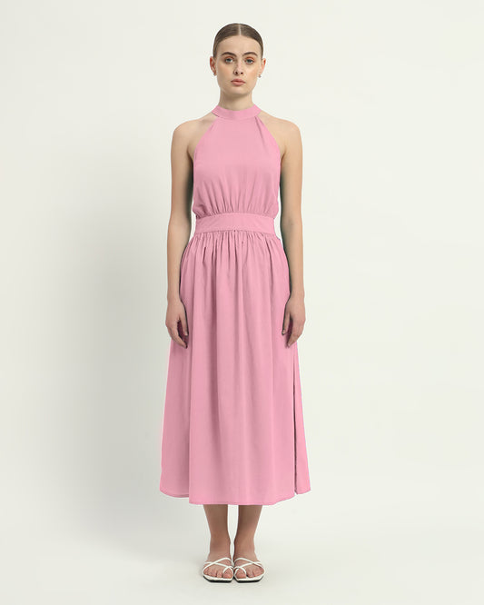 The Fondant Pink Massena Cotton Dress