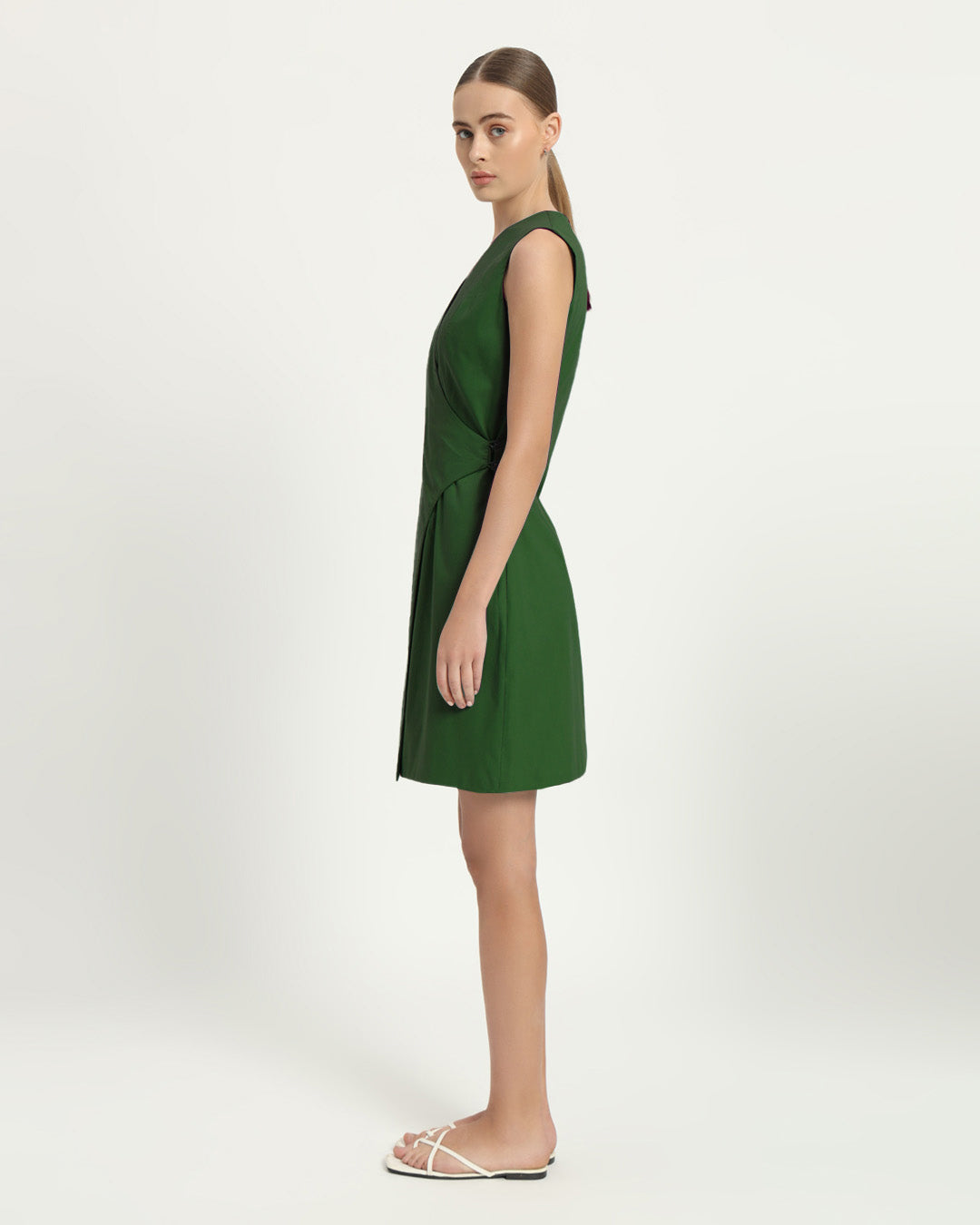 The Augsberg Emerald Cotton Dress