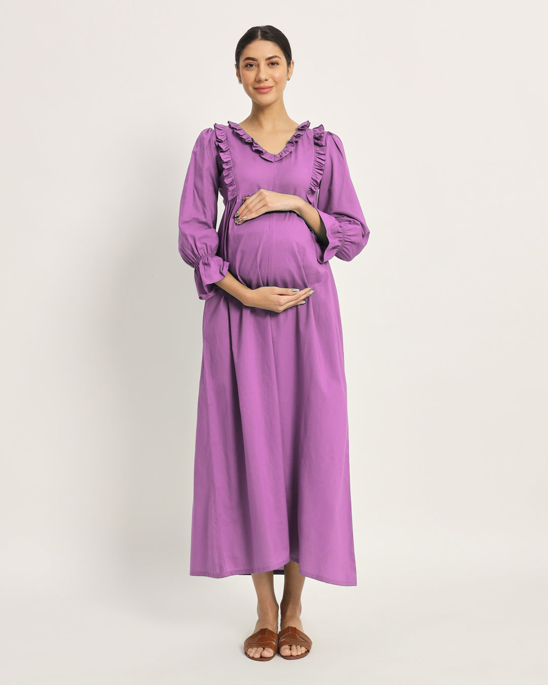 Wisteria Functional Flow Maternity & Nursing Dress