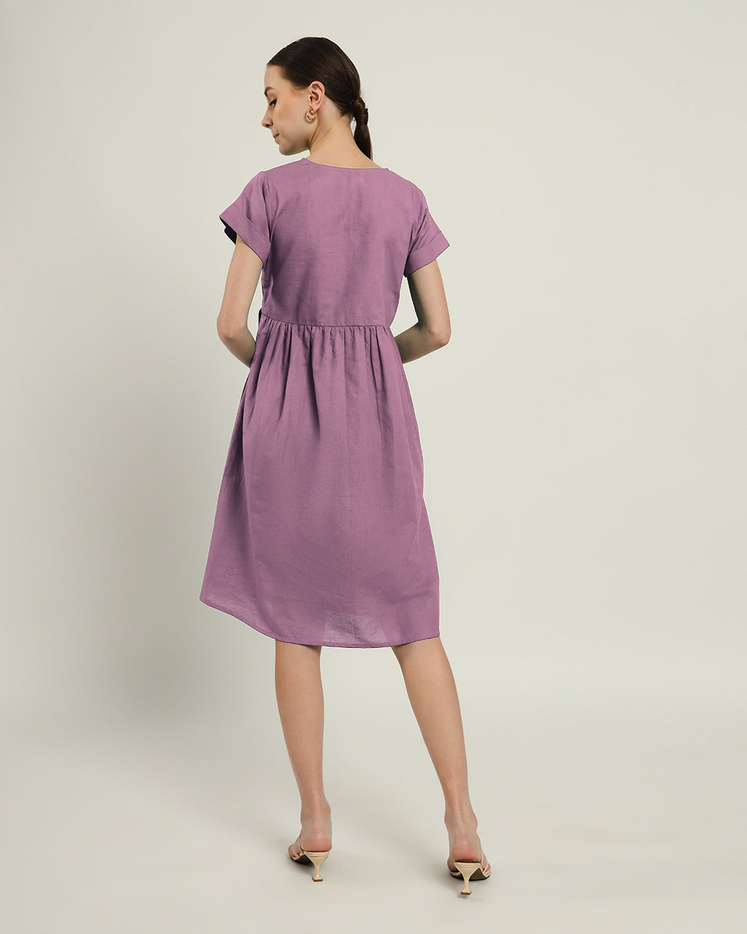 The Valence Purple Swirl Dress