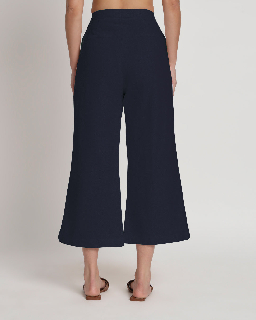 City Style Midnight Blue Tailored Trousers