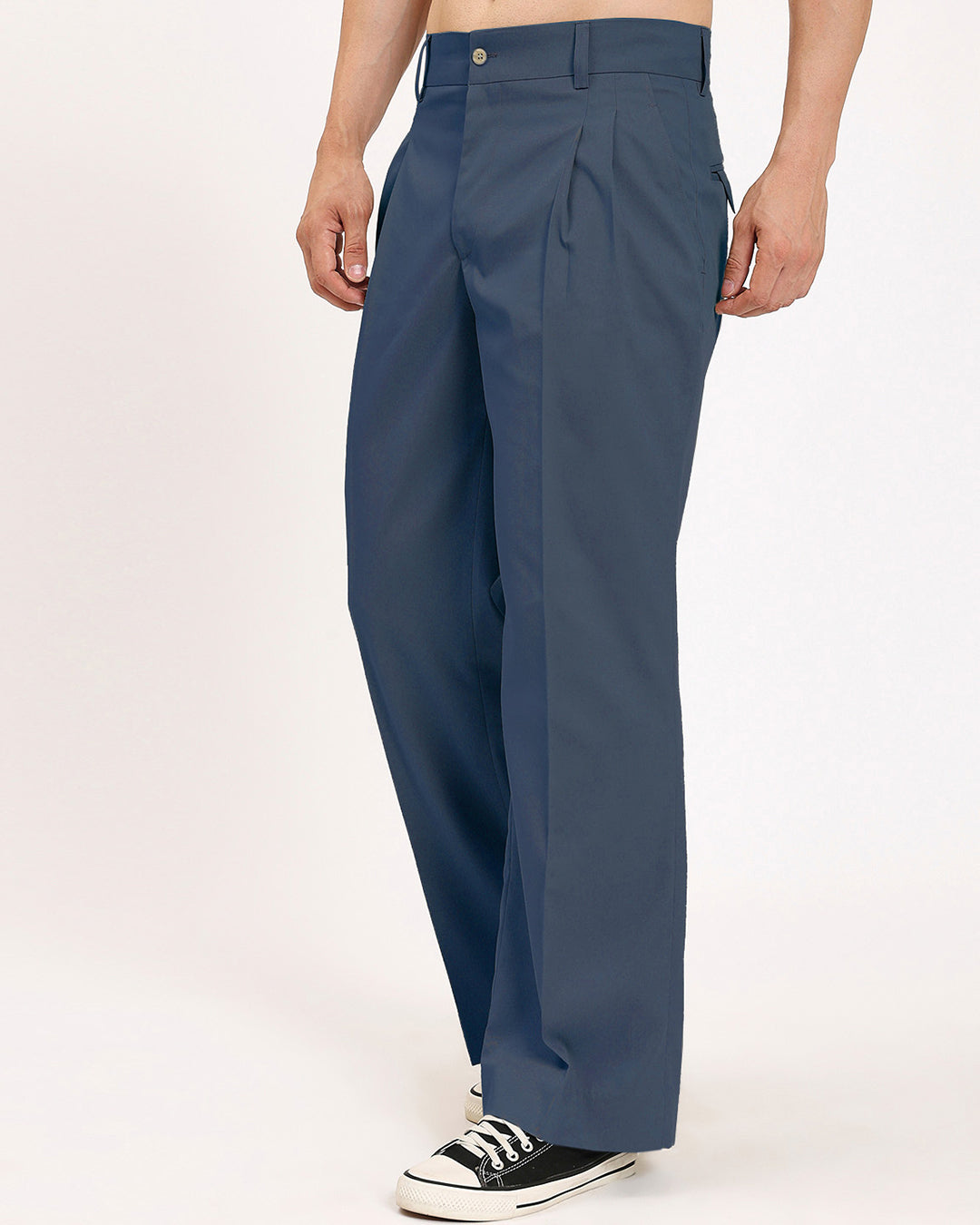 Incheon Loose Teal Blue Fit Men's Pants