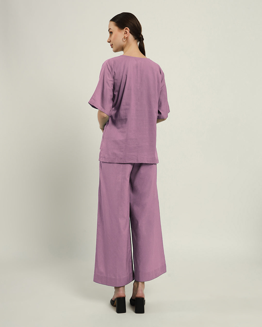 Purple Swirl Metro Mode Shirt Co-ord Set