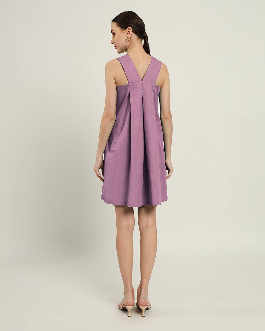 The Larissa Purple swirl Dress