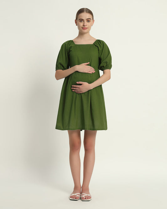 Greening Spring Tender Moments Maternity & Nursing Dress