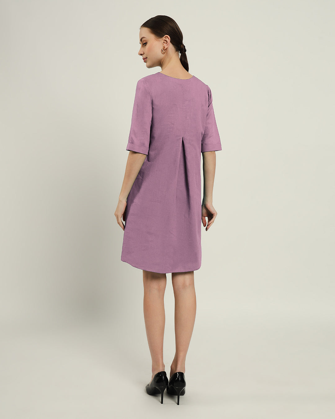 The Giza Purple Swirl Dress