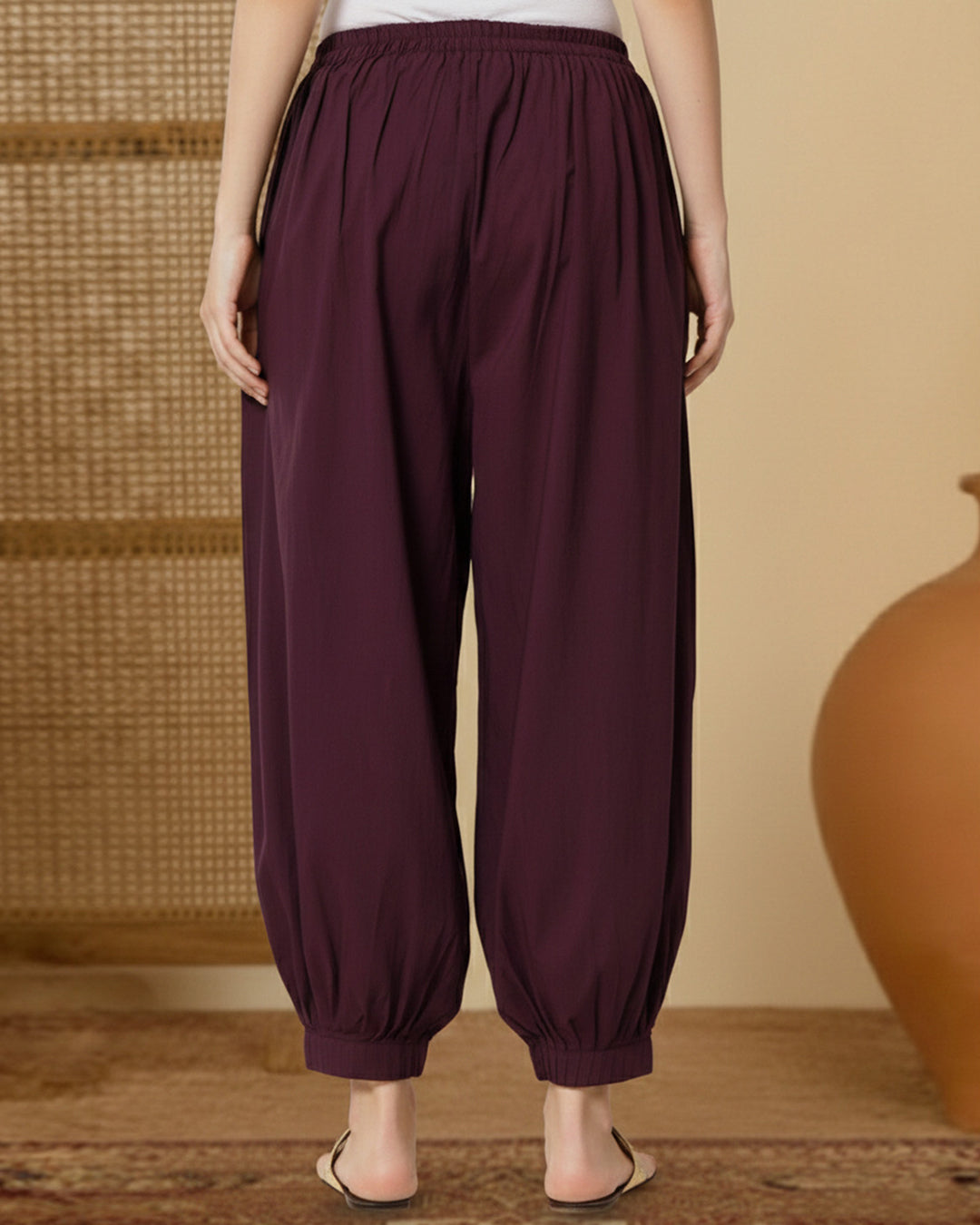 Plum Passion Pleated Salwar