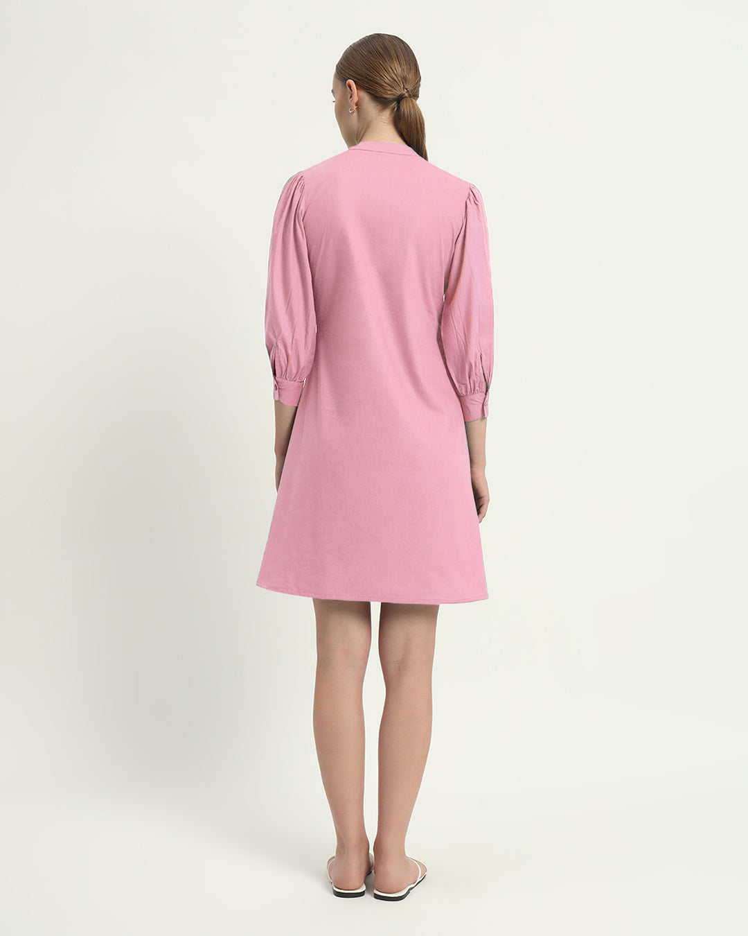 The Fondant Pink Roslyn Cotton Dress