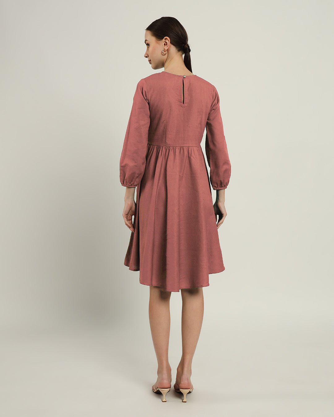 The Exeter Ivory Pink Dress