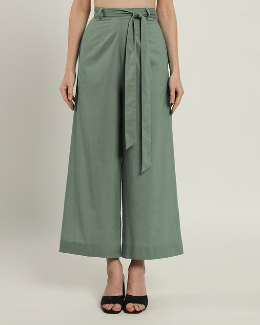 Mint Wide Pull-On Poplin Pants