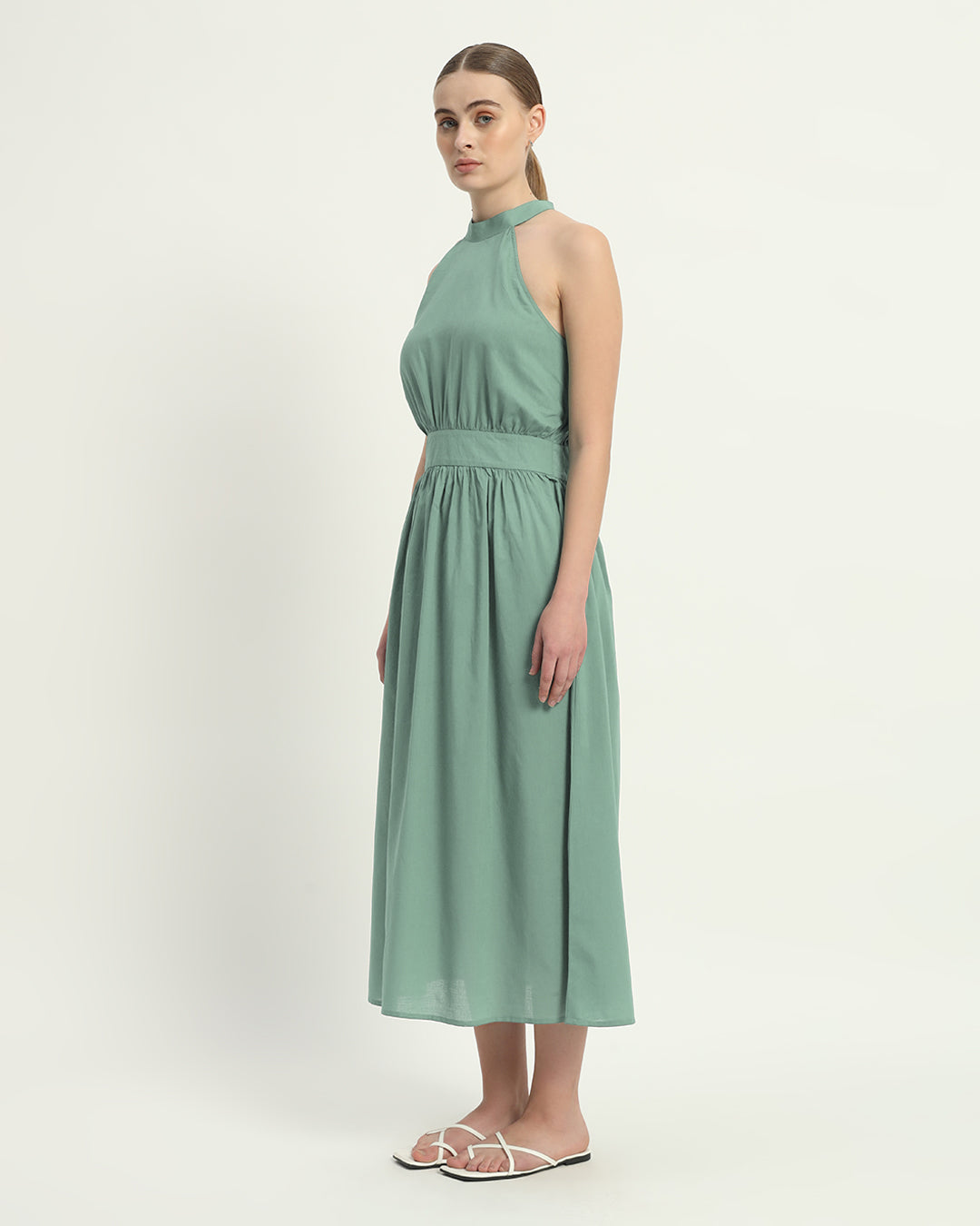 The Mint Massena Cotton Dress