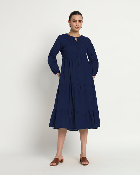 Midnight Blue Joyful Journey Maxi Dress