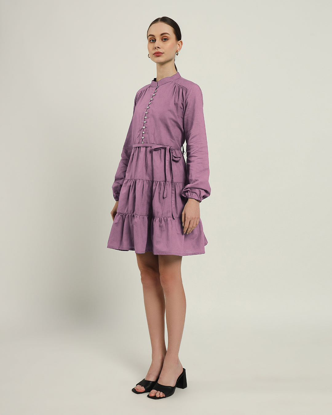 The Ely Purple Swirl Dress