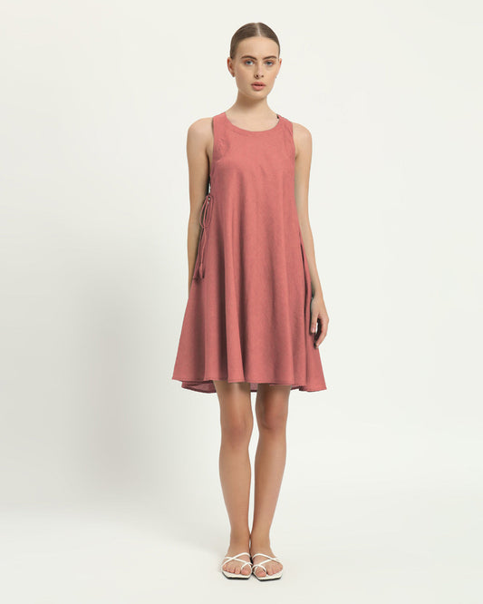 The Rhede Ivory Pink Cotton Dress