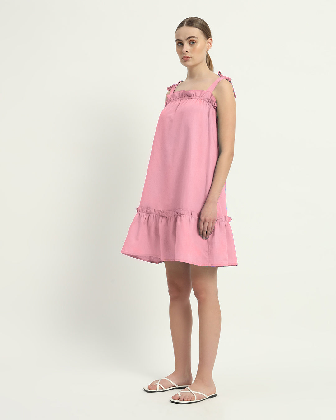 The Fondant Pink Amalfi Cotton Dress