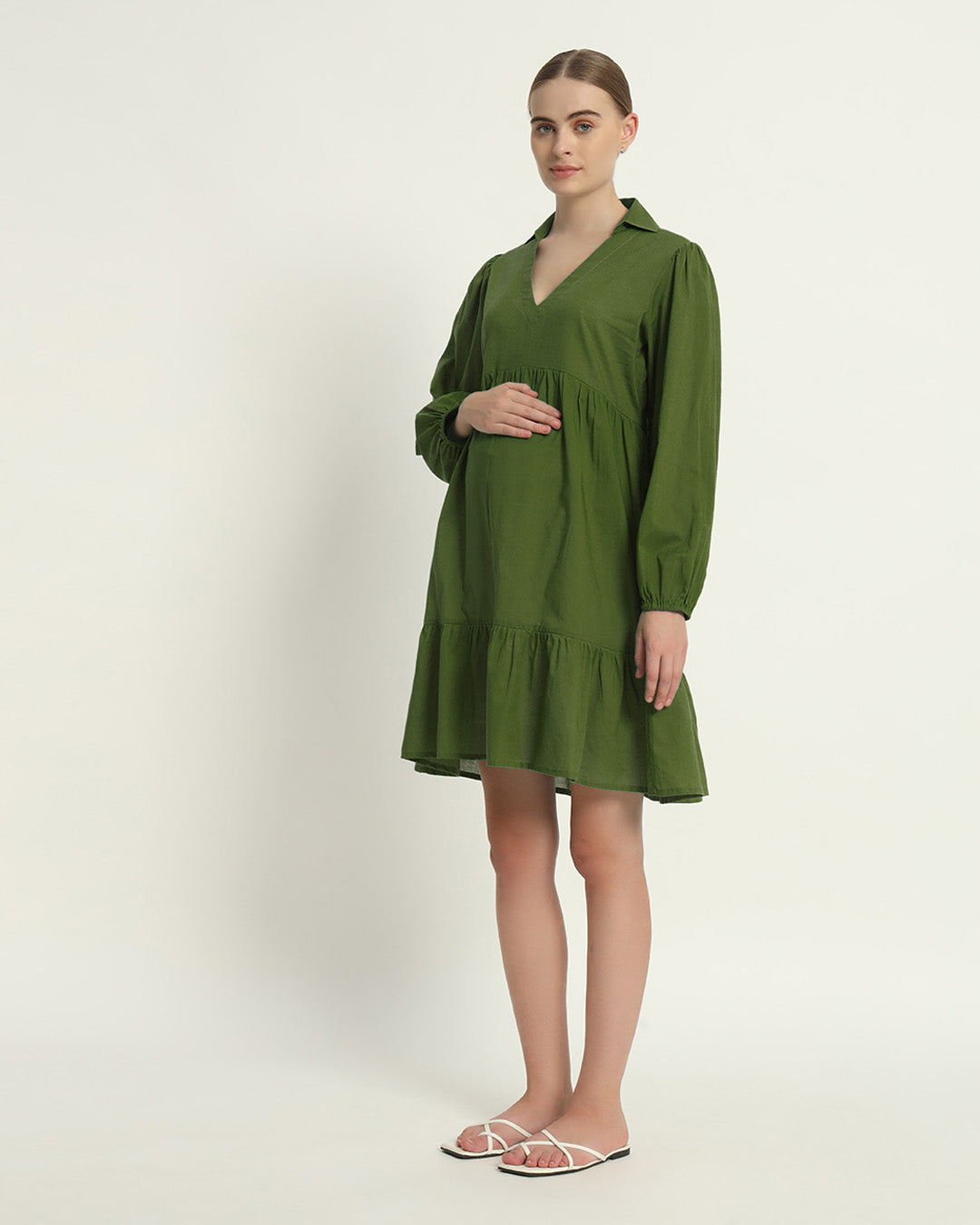 Greening Spring Blossom & Bond Maternity & Nursing Dress