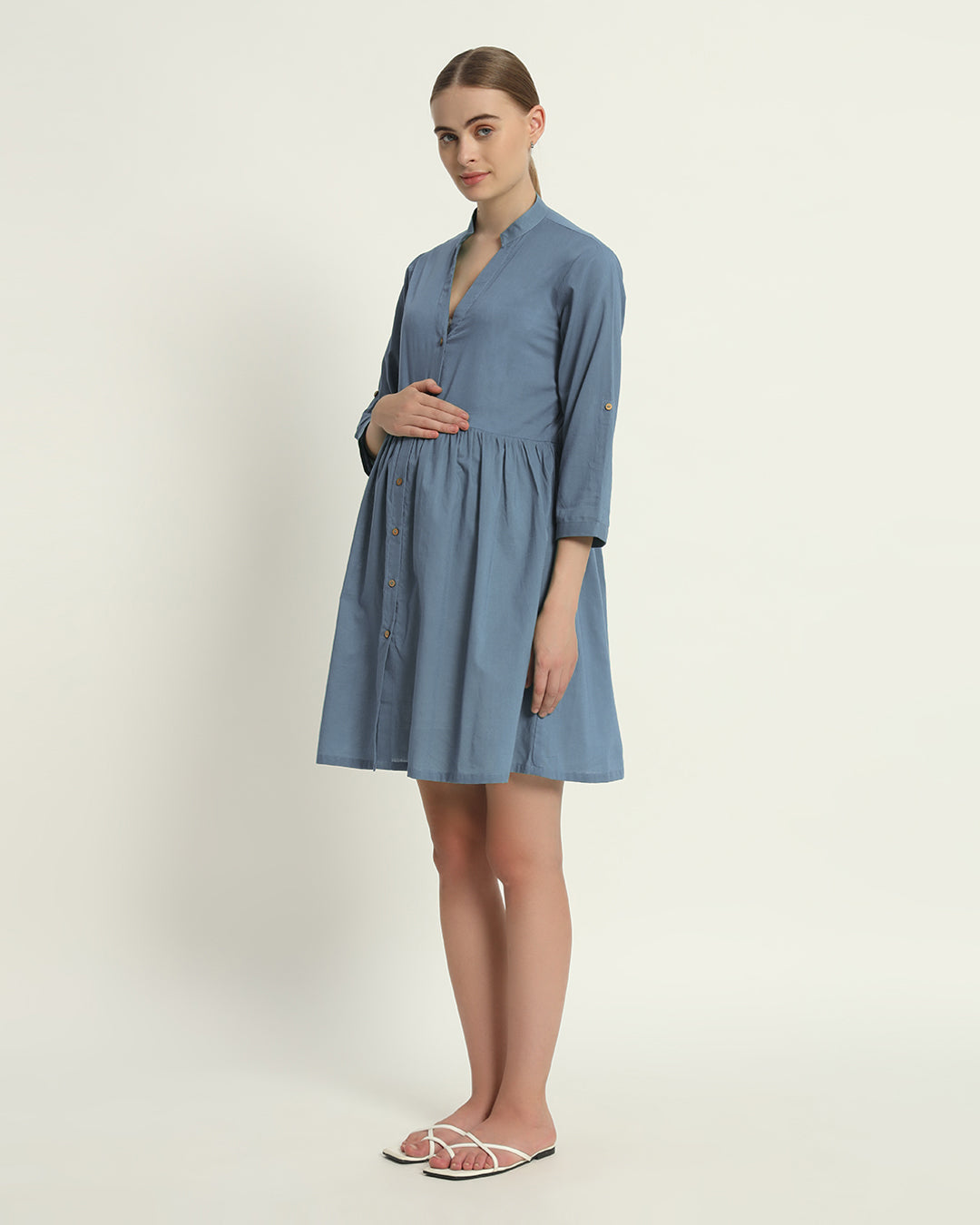 Blue Dawn Sweet Nothings Maternity & Nursing Dress