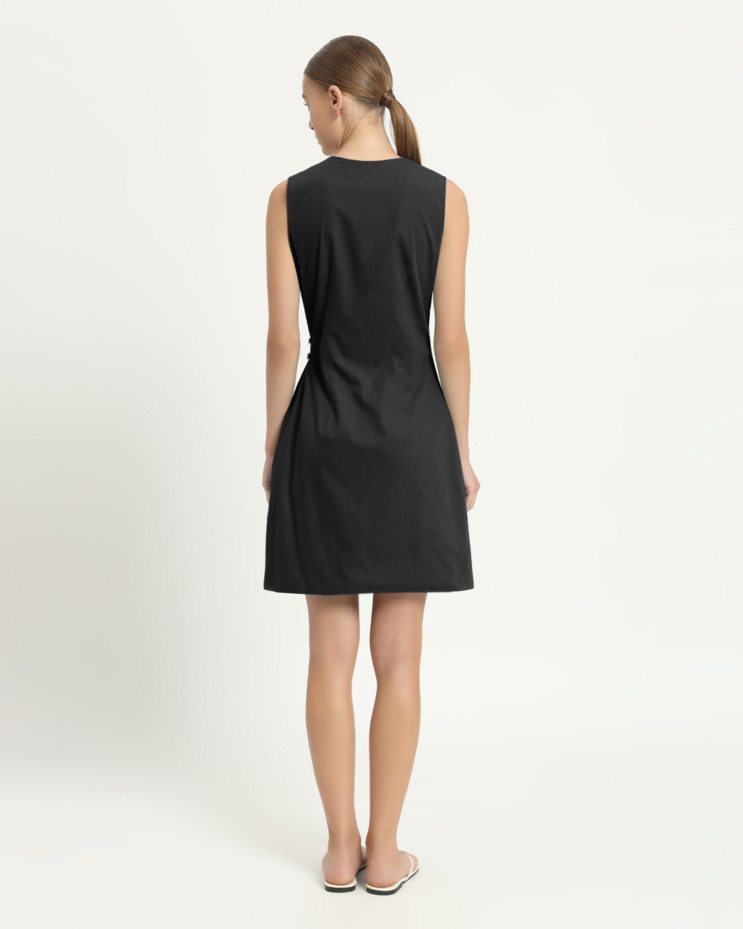 The Augsberg Noir Cotton Dress