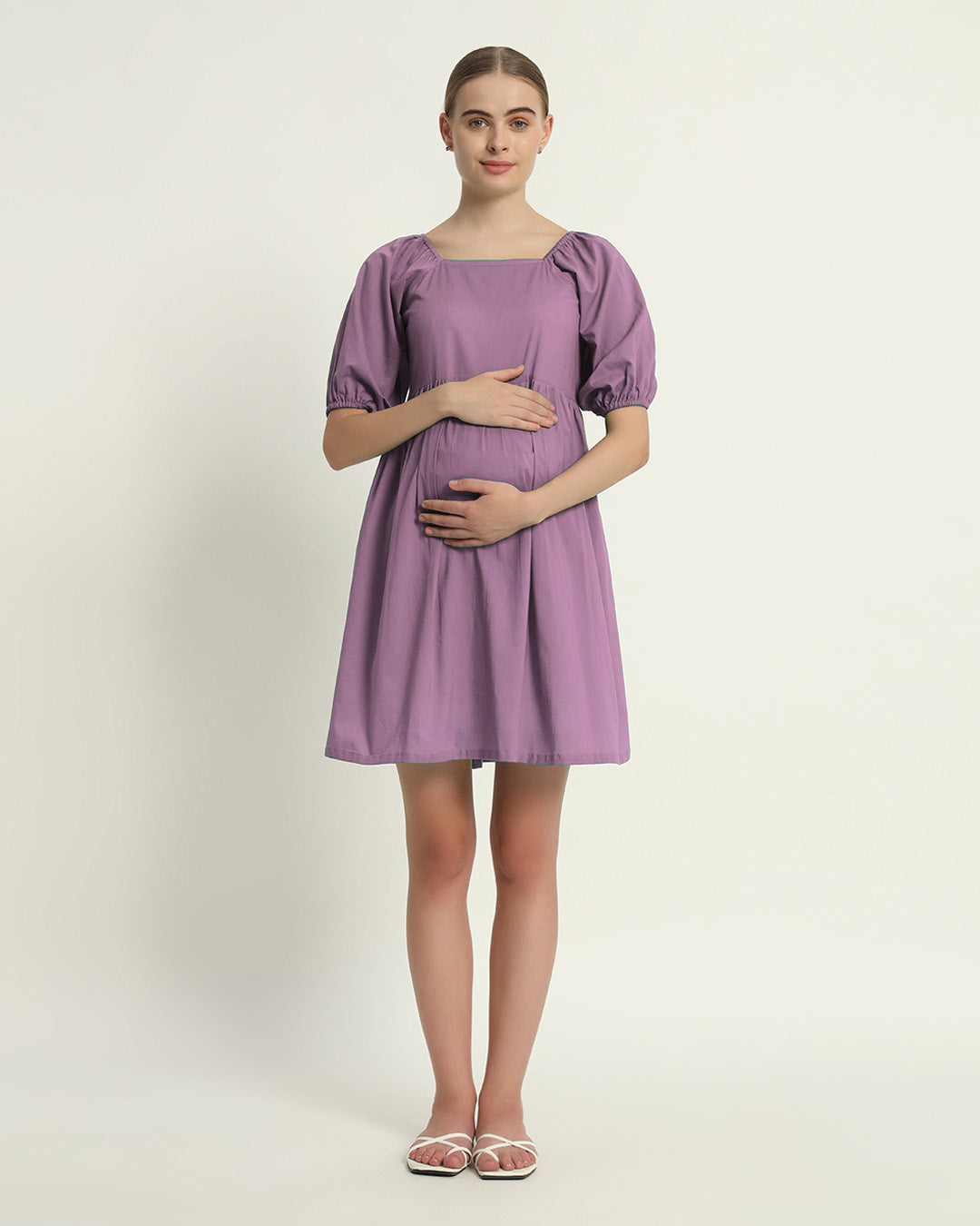 Iris Pink Tender Moments Maternity & Nursing Dress