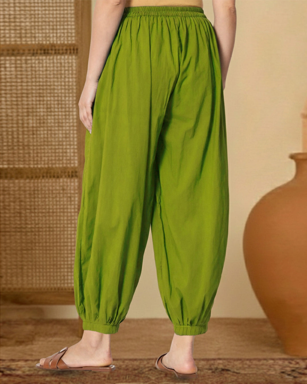 Sage Green Pleated Salwar