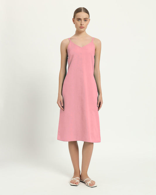 The Seesen Fondant Pink Cotton Dress