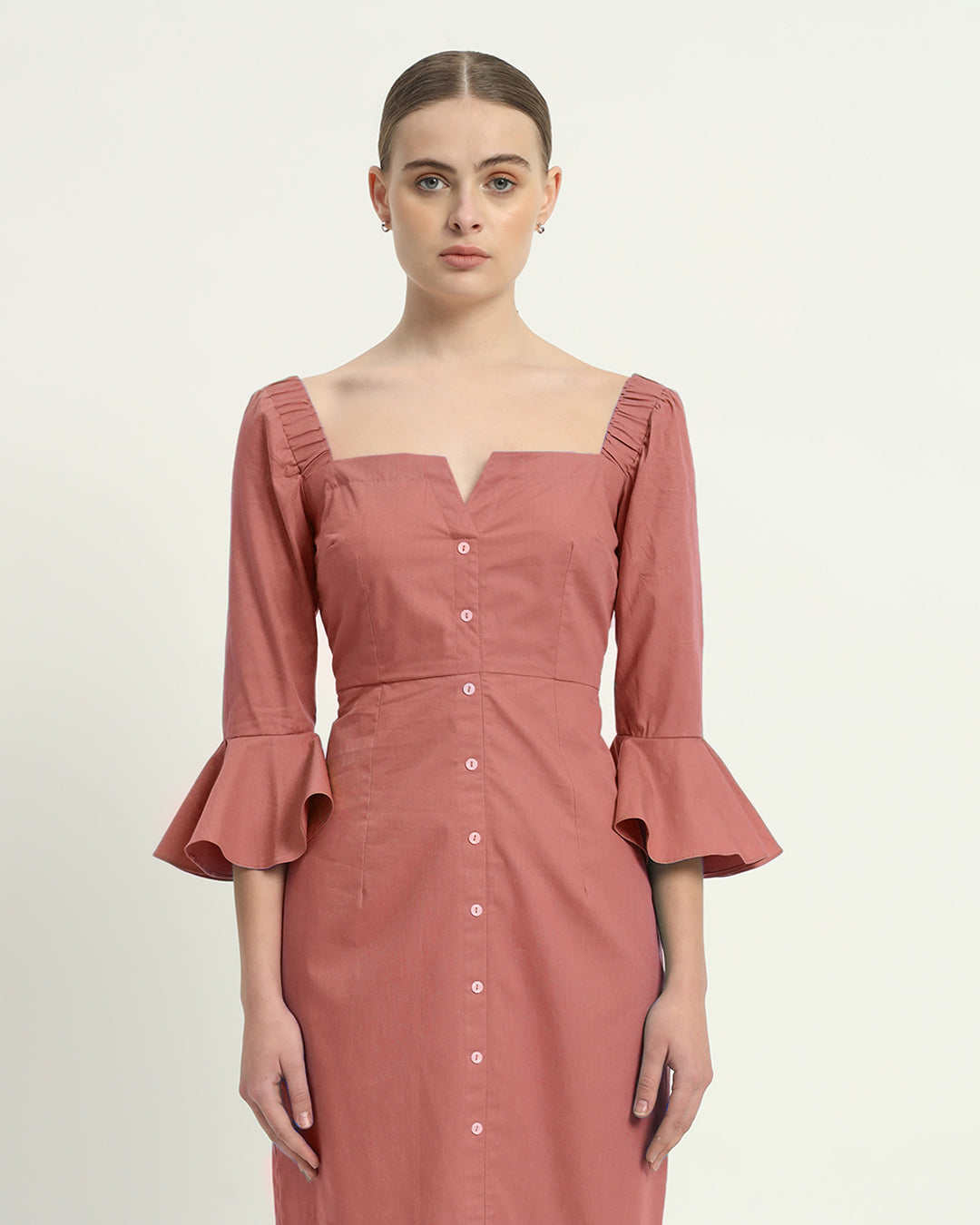 The Ivory Pink Rosendale Cotton Dress