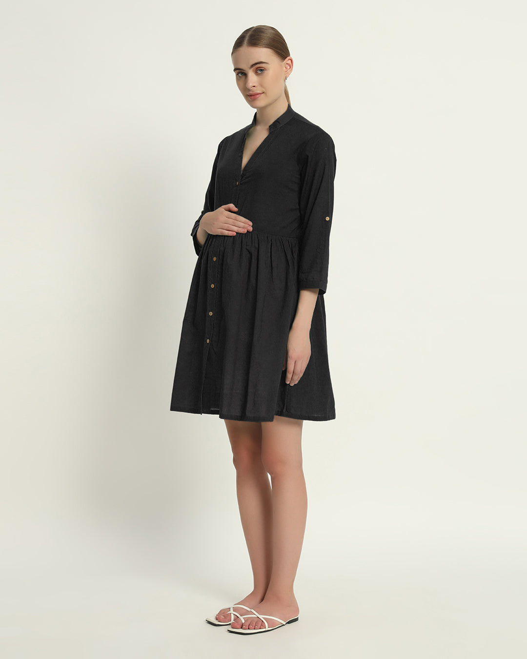 Black Sweet Nothings Maternity & Nursing Dress