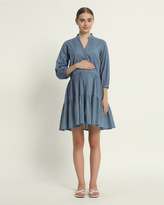 Blue Dawn Babymoon Maternity & Nursing Dress