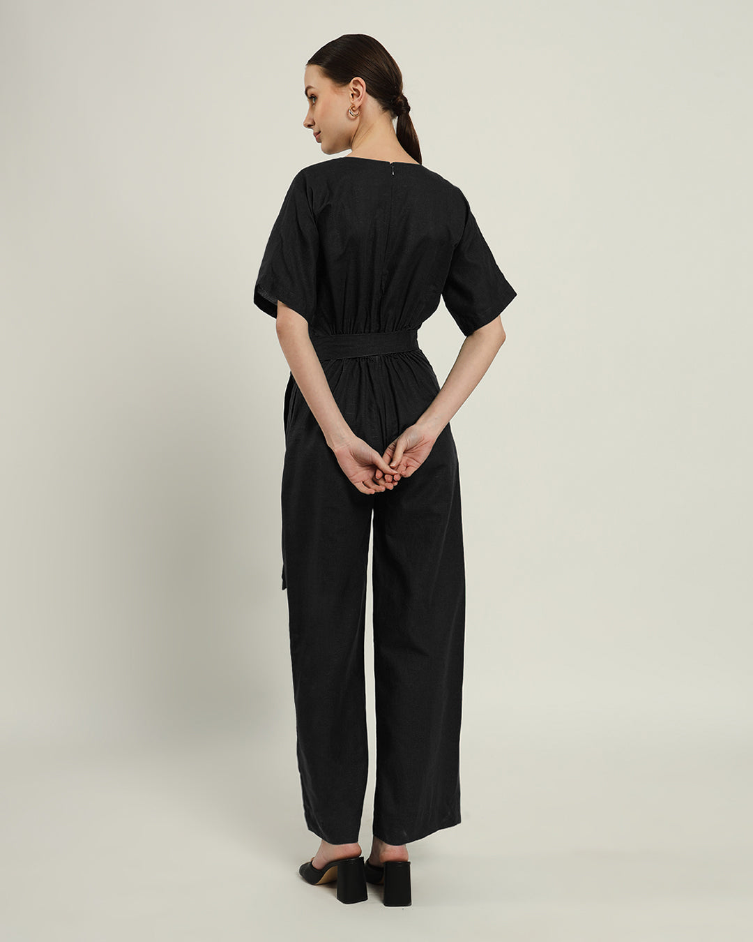 Noir Sunny Things V Neck Jumpsuit