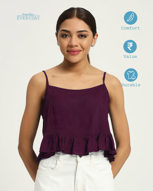 Plum Passion Everyday Breezy Flair Top