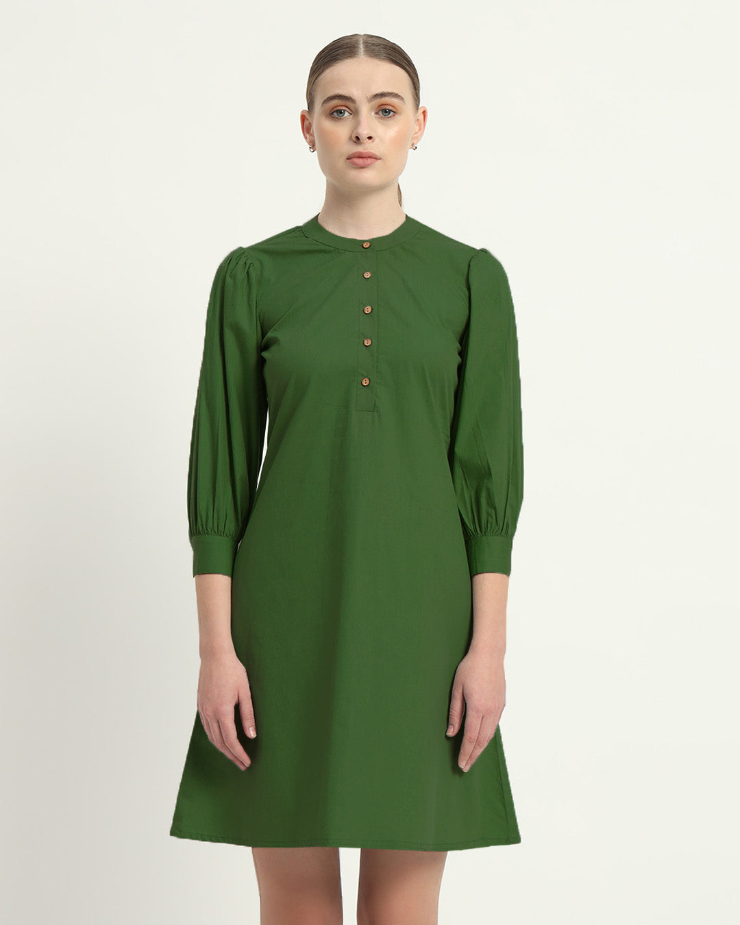 The Emerald Roslyn Cotton Dress