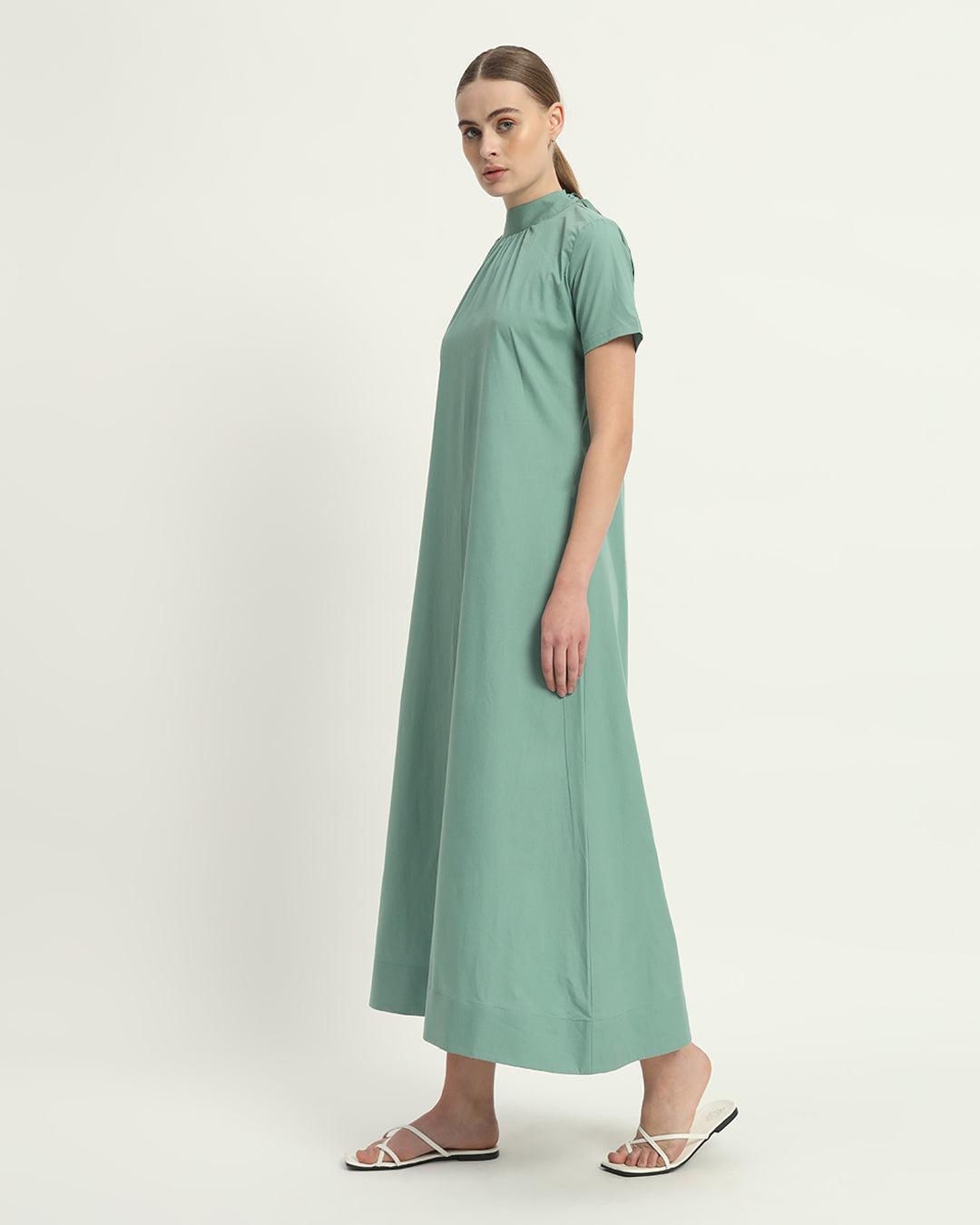 The Mint Hermon Cotton Dress