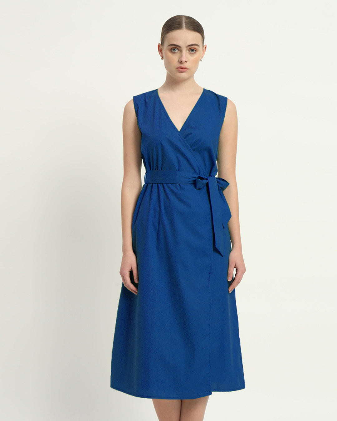 The Cobalt Windsor Cotton Dress
