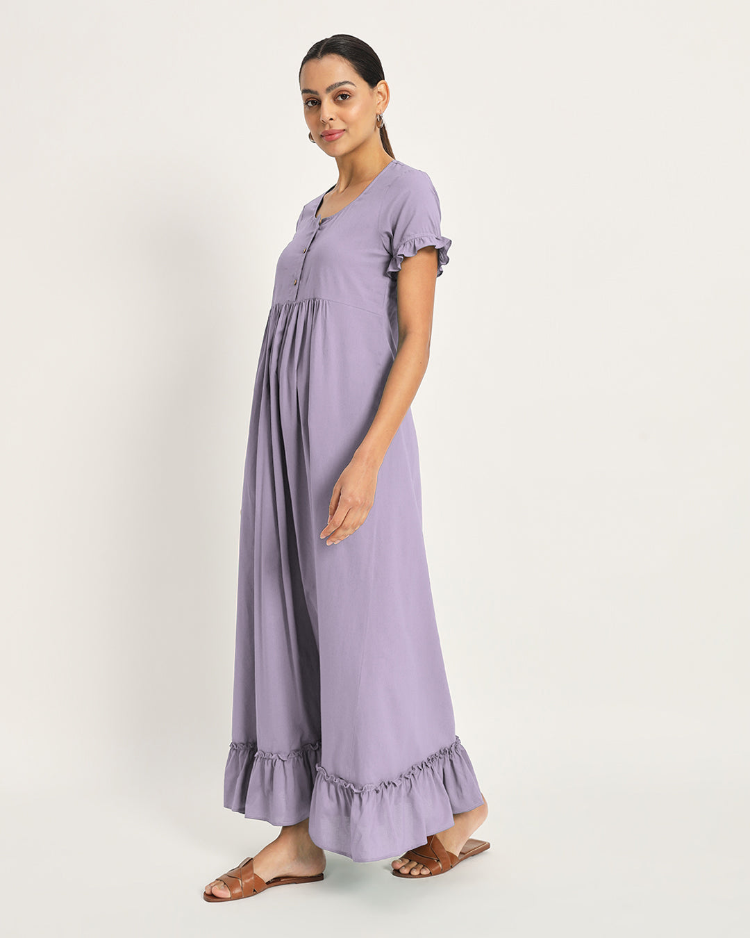 Combo: Lilac & Russet Red Hush Hour Nightdress