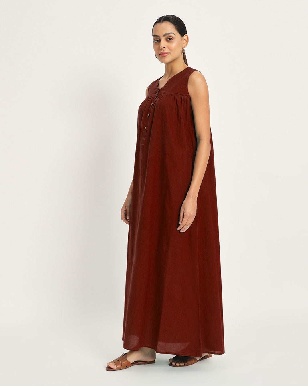 Combo: Lilac & Russet Red Restful Retreat Nightdress