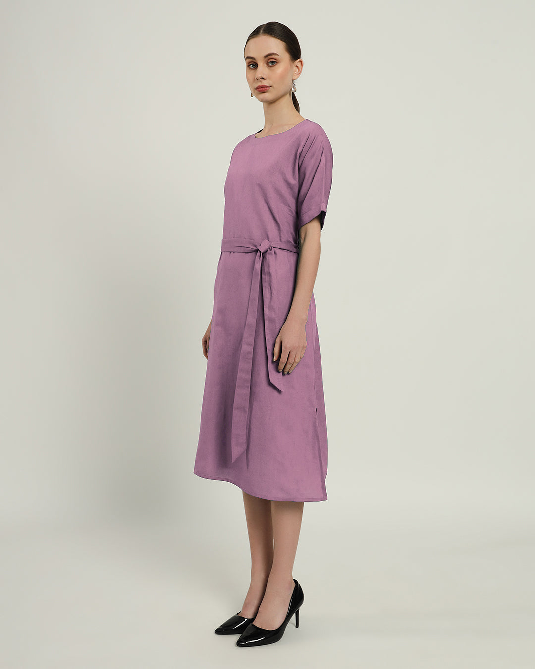 The Tayma Purple Swirl Dress