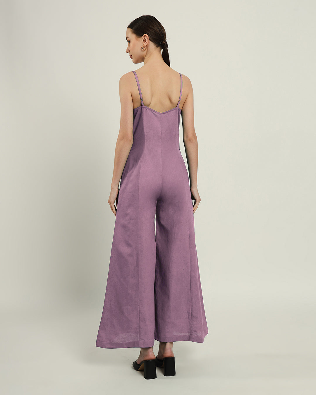Purple Swirl Midday High Flared Jumpsuit