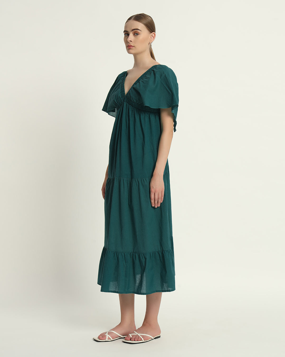 Deep Teal The Clarisse Dress