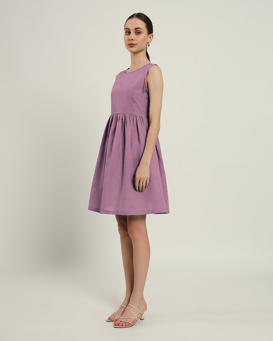 The Chania Purple Swirl Dress