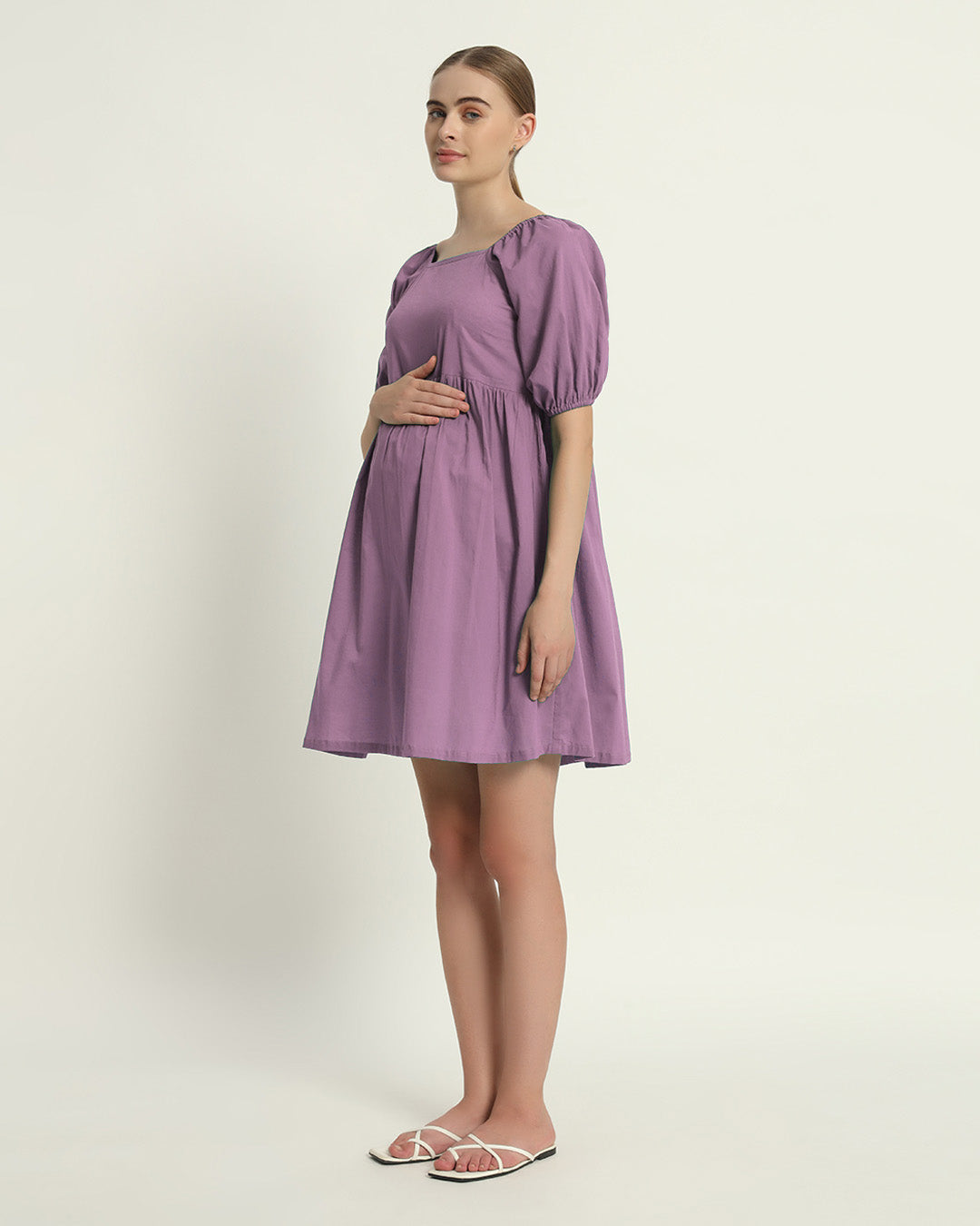 Iris Pink Tender Moments Maternity & Nursing Dress