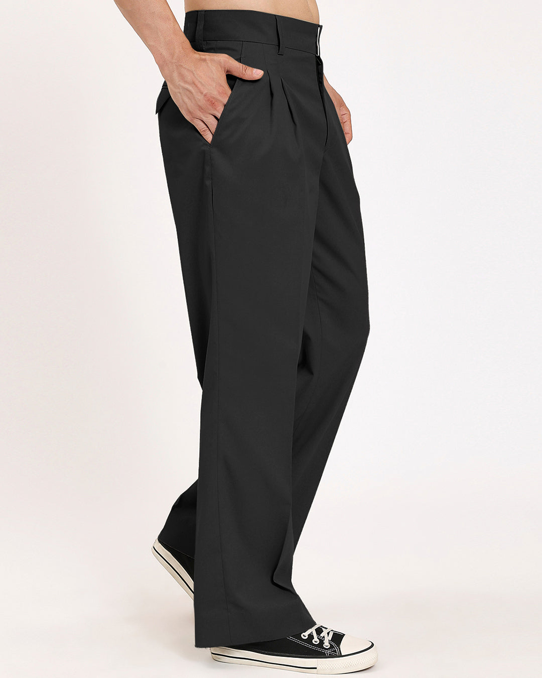 Incheon Loose Black Fit Men's Pants