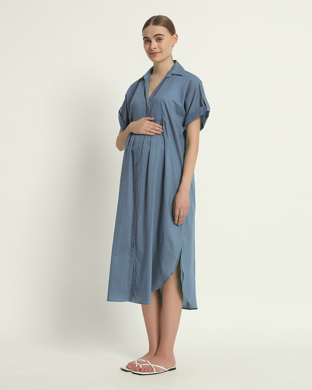 Blue Dawn Sweet Embrace Maternity & Nursing Dress