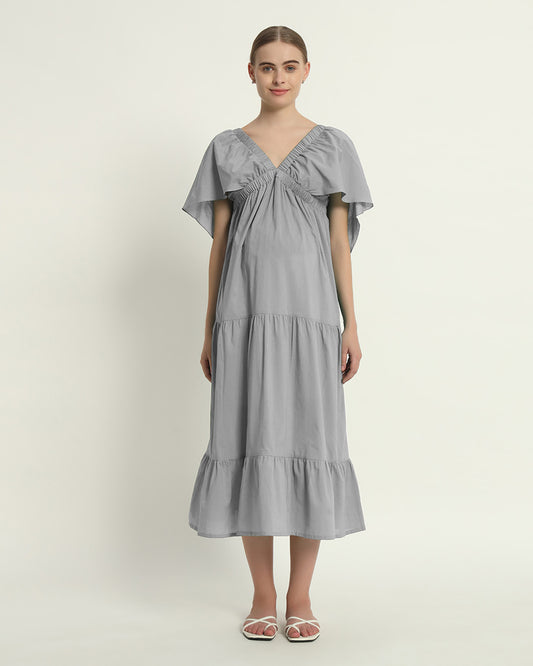 Iced Grey Snuggle Baby Maternity & Nursing Dress