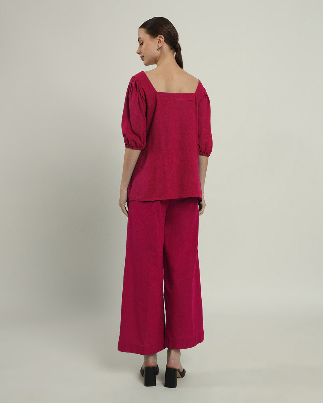 Berry Urbanite Square Neck Top (Without Bottoms)