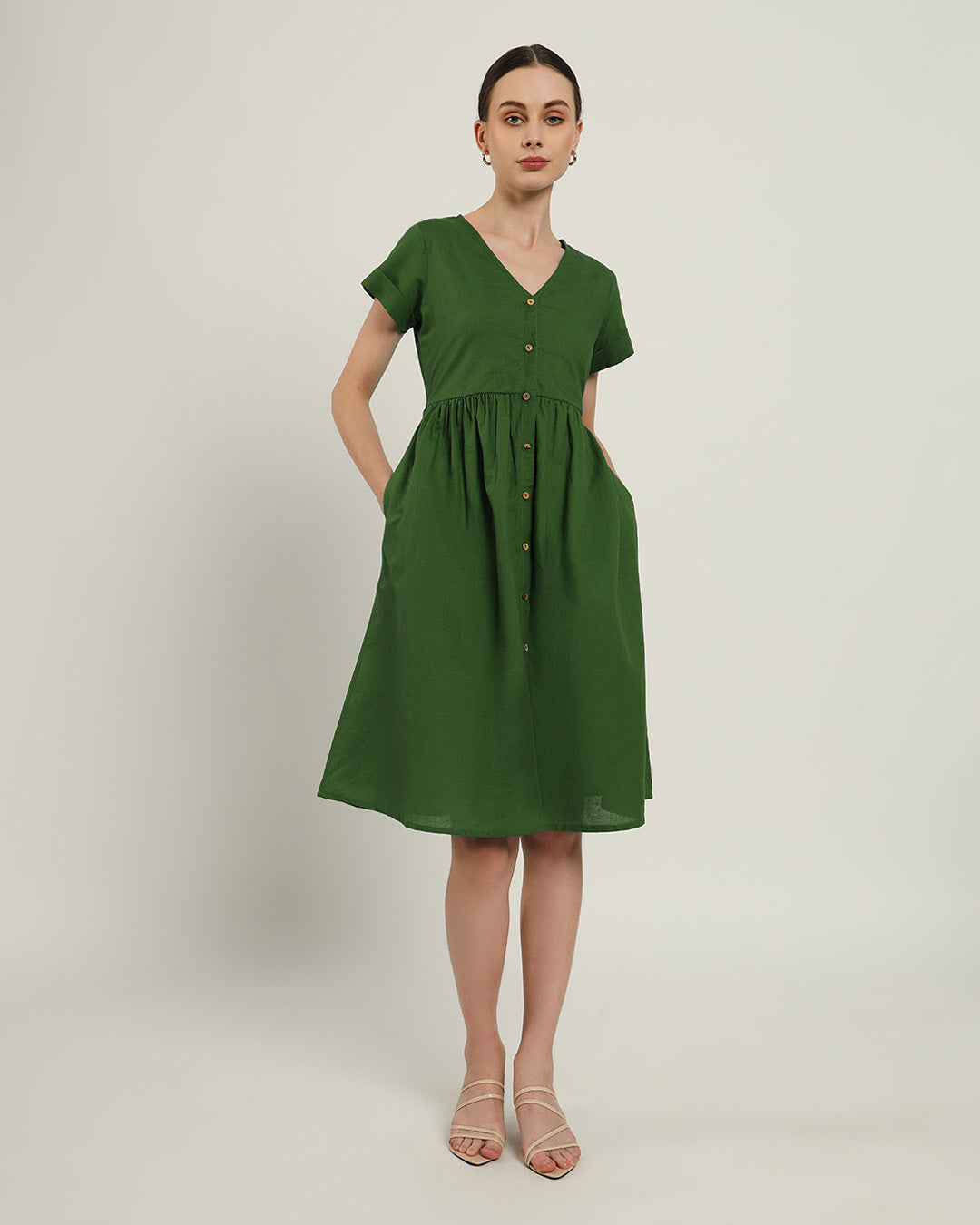 The Valence Emerald Dress
