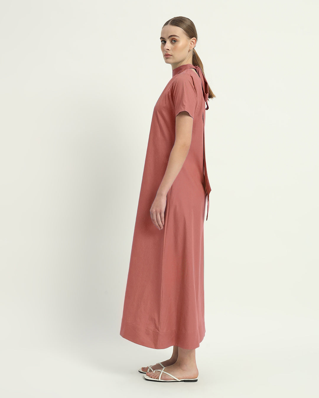 The Ivory Pink Hermon Cotton Dress