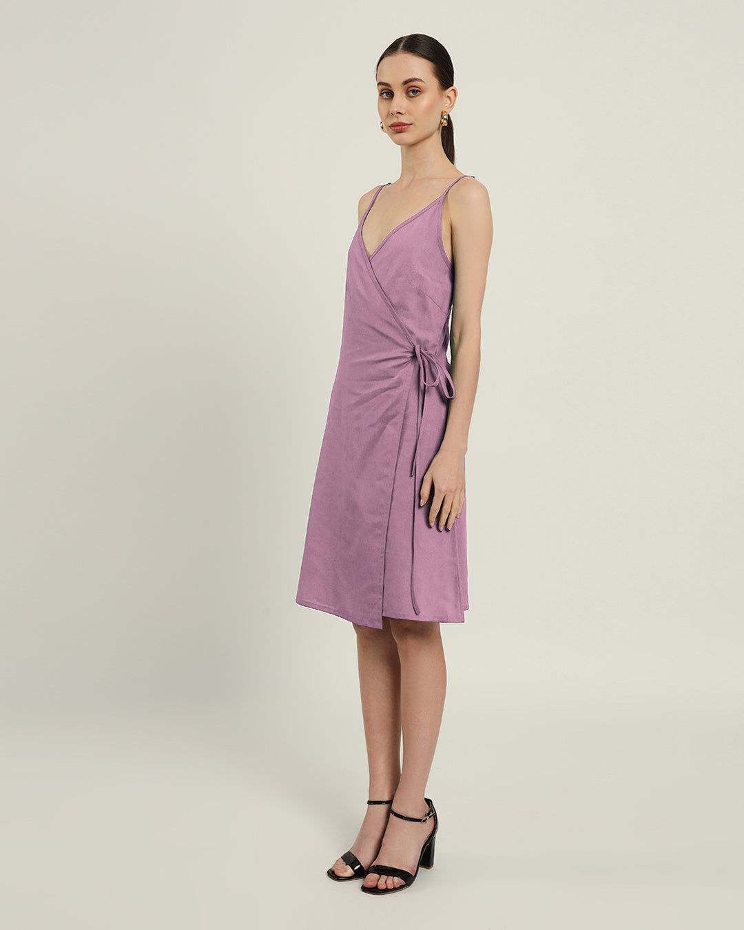 The Chambéry Purple Swirl Dress